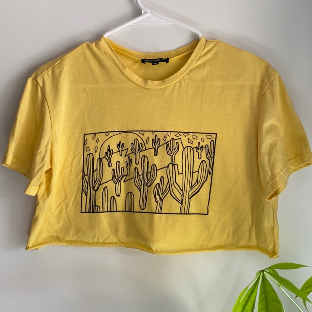 Cactus crop top